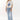 Light Wash Distressed Hem Wide Leg Jeans - Flea Style