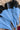 Painted Hat Feather - Blue - Flea Style