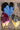 Painted Hat Feather - Gold/Pink - Flea Style