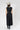 Ruched Drop Waist Maxi Skirt - Black