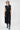 Ruched Drop Waist Maxi Skirt - Black