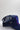 A navy blue trucker-style cap with a mesh back, featuring embroidered butterfly on the front panel and a smaller blue butterfly stick pin on the side mesh-Vintage Butterfly Stick Pin - Speckled Blue