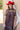 A woman red curl brim cowboy hat and a sheer leopard-print dress with a high ruffled collar and cowboy boots in a field-Rider_Wool_Cowboy_Hat_-_Red-FleaStyle