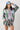 Woman wearing a blue patched cap and Striped Button Down Top - Green/Pink- wearing cowboy boots-Fleastyle
