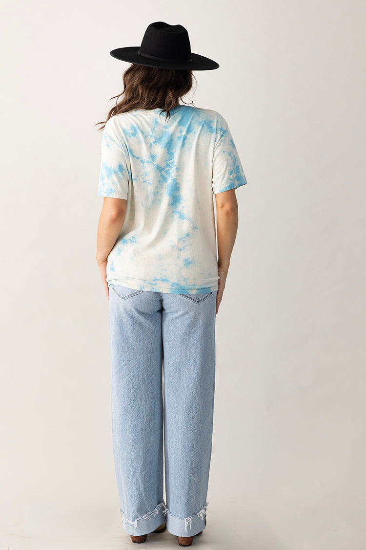 Journey Blue Tie-Dye Band T-Shirt