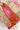 An orange quilted fabric tote bag with a paisley bandana border, pink fringe trim, and the word 'LOVE' embroidered in pink on the front for a casual day out-Love_Bandana_Quilted_Tote_Bag_-_Orange-FleaStyle