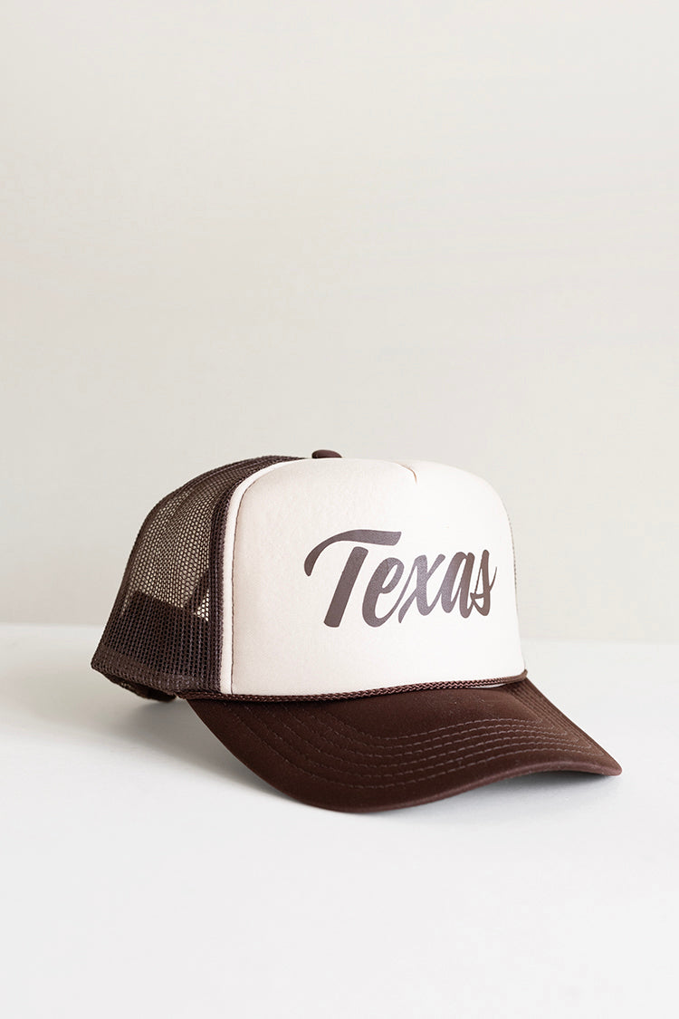 Texas Brown/Khaki Trucker Hat