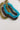 Three beaded bracelets in turquoise, brown, and chartruse on a background-Chunky Beaded Choker Necklace - Brown-Fleastyle