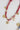 Bandana-Charm-Necklace-Red_Gold-on a white background-Fleastyle