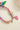 Statement Charm Scarf Necklace - Pink Multicolor on a light background - Fleastyle