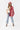 A woman wearing an ivory "Dolly" graphic t-shirt, a pink cowboy hat and a flattering high-rise relaxed wide-leg jean with oversided cuffs for an effortlessly cool look-Super High Rise Cuffed Baggy Straight Jeans-FleaStyle