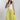 Woman wearing a white sleeveless top and Striped Midi Skirt with Elastic Waist - Lime with a blush flat brim hat and squash blossm necklace-FleaStyle
