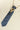 Upcycled-Vintage-Tie-Necklace-Gray with a gold chain and vintage gold brooch-Fleastyle