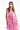 Tiered Ruffle Midi Dress - Pink