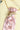 Upcycled Vintage Tie Necklace - Blush with a gold chain and a one-of-a-kind vintage brooch with a pearl accent-Fleastyle