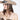 Woman wearing a decorated beige cowboy hat and Oversized Gold Horseshoe Pendant Necklace-FleaStyle