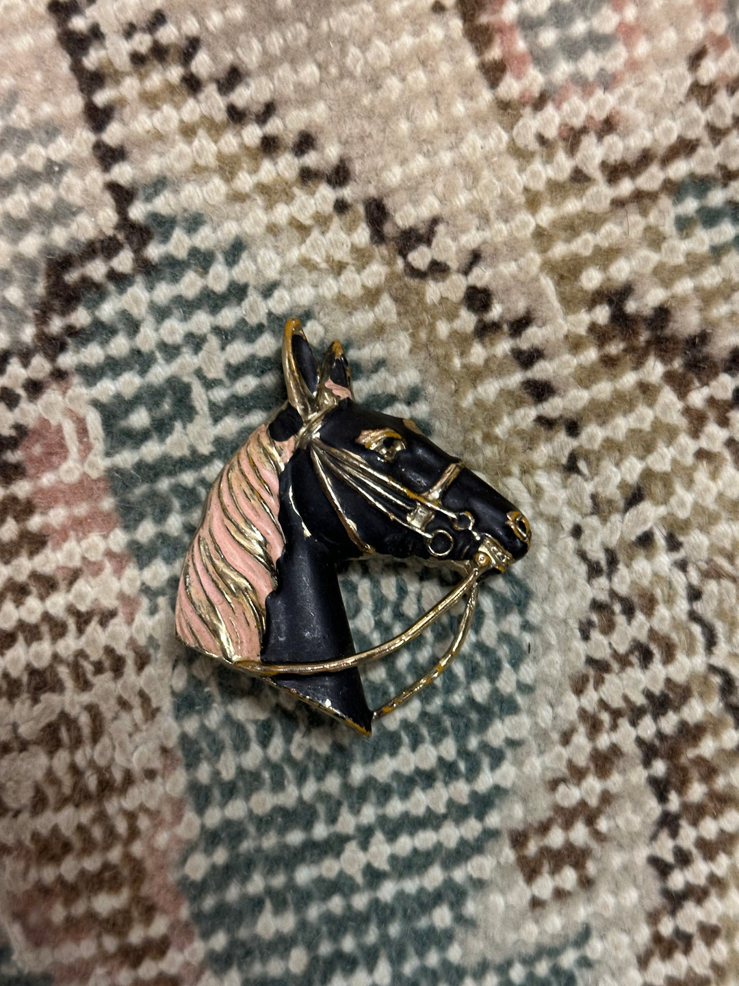Vintage Horse Brooch
