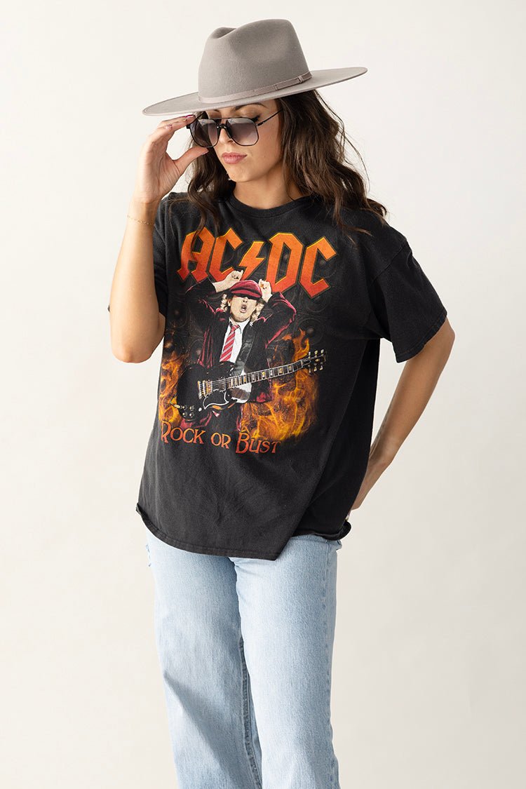 AC/DC "Rock or Bust" Band T-Shirt - Flea Style