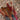 Berry and Rust Feather Bullet Casing - Flea Style