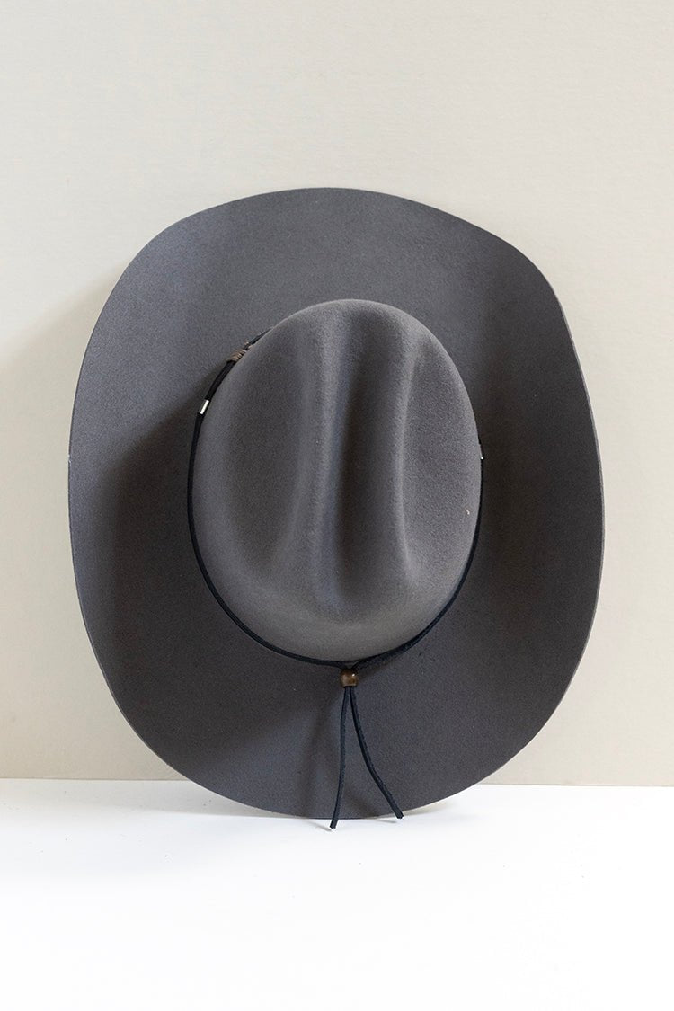 Black and Brown Detailed Leather Hat Band - Flea Style