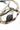 Black and Ivory Detailed Leather Hat Band - Flea Style
