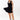Black Jersey Drop Waist Mini Dress - Flea Style