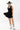 Black Jersey Drop Waist Mini Dress - Flea Style