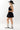 Black Jersey Drop Waist Mini Dress - Flea Style