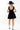 Black Jersey Drop Waist Mini Dress - Flea Style