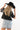 Black Small Town Smokeshow Cropped Graphic T-Shirt - Flea Style
