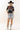 Black Small Town Smokeshow Cropped Graphic T-Shirt - Flea Style