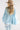 Blue Button - Up Batwing Top - Flea Style