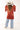 Brick Red Circles Printed Kimono - Flea Style
