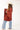Brick Red Circles Printed Kimono - Flea Style