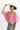 Bright Pink Textured Tiered Top - Flea Style
