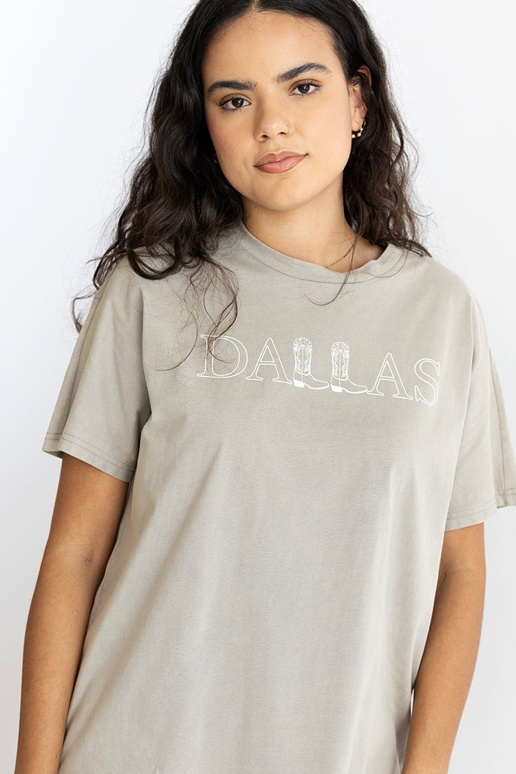 Dallas with Boots Graphic Tee - Flea Style