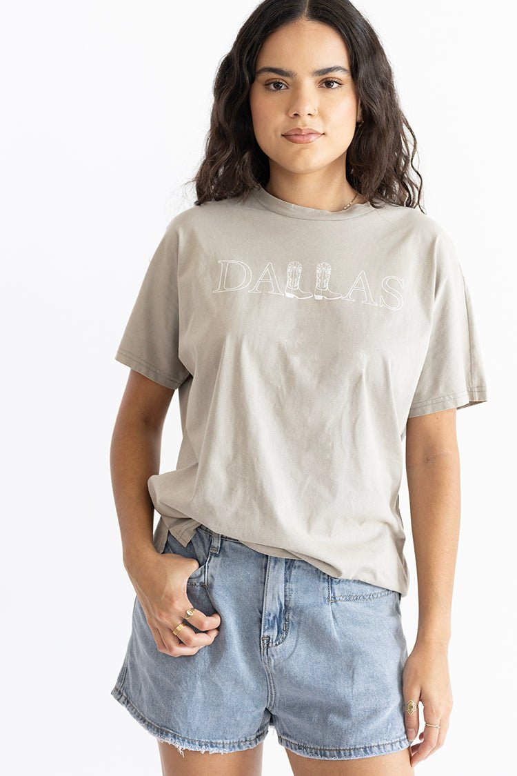 Dallas with Boots Graphic Tee - Flea Style