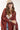 Dark Red Stripe Kimono - Flea Style