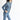 Denim Long Sleeve Jumpsuit - Flea Style