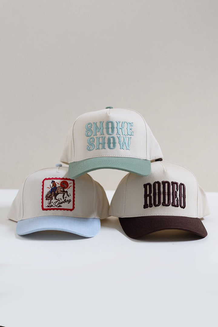 Denim Western Patch Trucker Hat - Flea Style