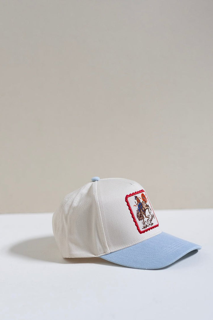 Denim Western Patch Trucker Hat - Flea Style