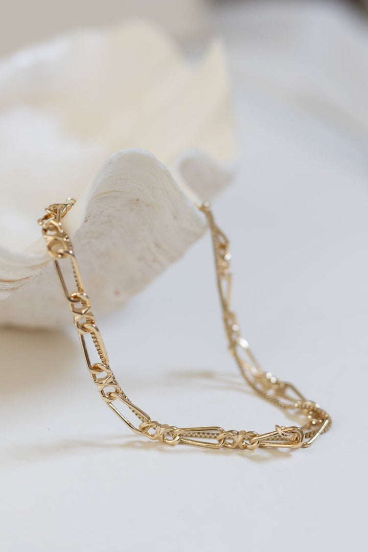 Double Link Gold Necklace - Flea Style