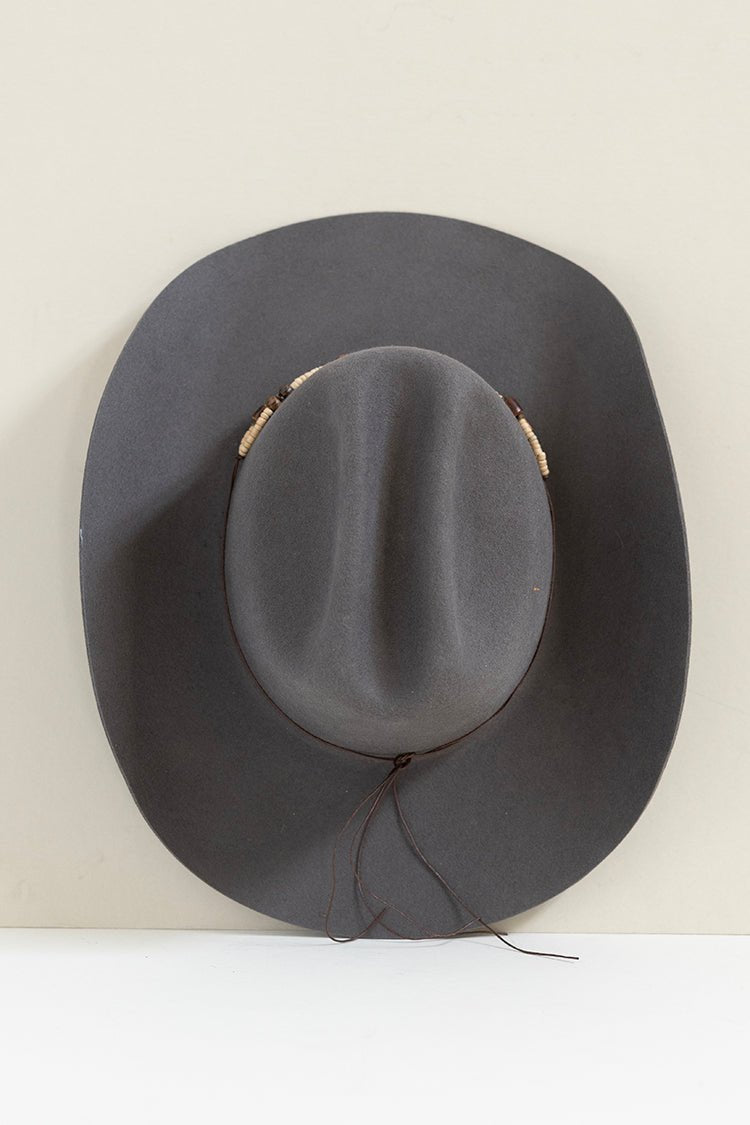 Double Strand Neutral Beaded Hat Band - Flea Style