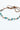 Double Wrap Turquoise and Leather Hat Band - Flea Style