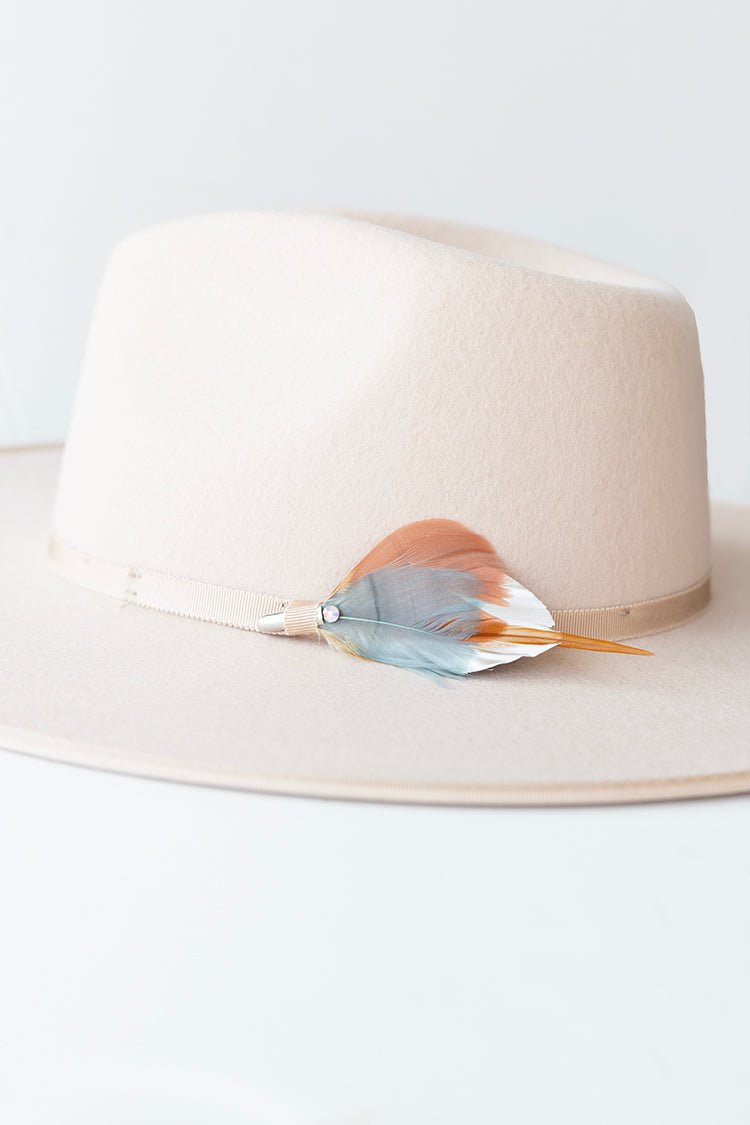 Dusty Rose and Silver Feather Bundle - Flea Style
