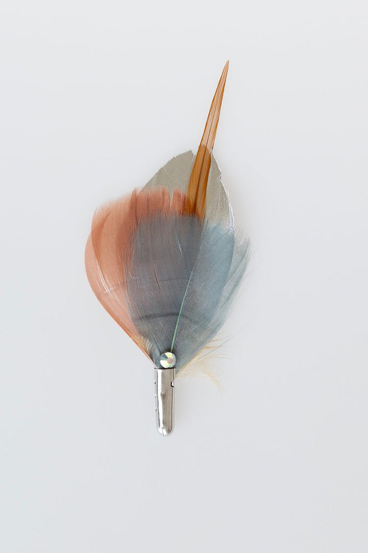 Dusty Rose and Silver Feather Bundle - Flea Style