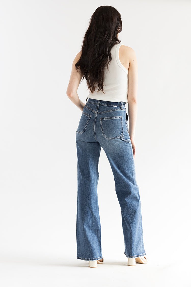 Far Out w/ Patch Pocket Wide Leg Jean - Flea Style