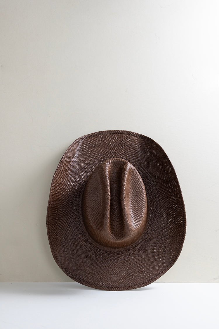 Flea Style Brooks Brown Straw Western Hat - Flea Style