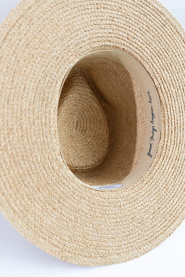 Flea Style Coastal Straw Wide Brim Hat - Flea Style