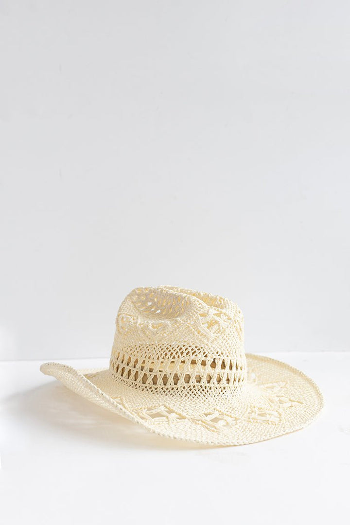 Flea Style Dallas Ivory Straw Western Hat - Flea Style